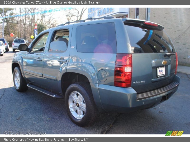 Blue Granite Metallic / Light Titanium 2009 Chevrolet Tahoe Z71 4x4