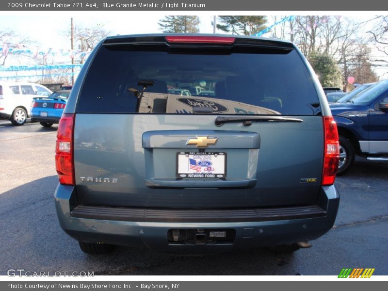 Blue Granite Metallic / Light Titanium 2009 Chevrolet Tahoe Z71 4x4