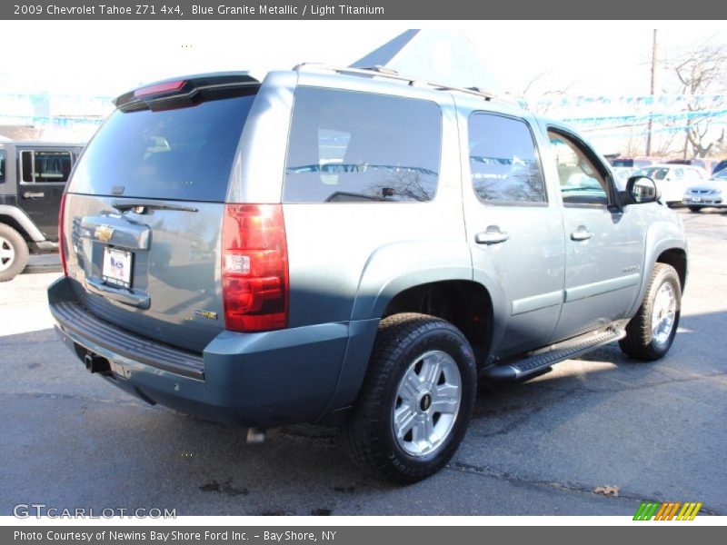 Blue Granite Metallic / Light Titanium 2009 Chevrolet Tahoe Z71 4x4