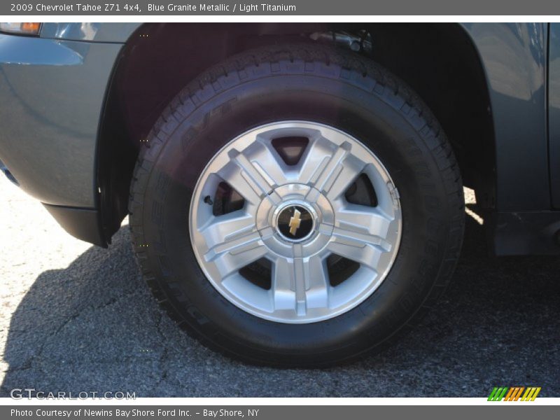 Blue Granite Metallic / Light Titanium 2009 Chevrolet Tahoe Z71 4x4