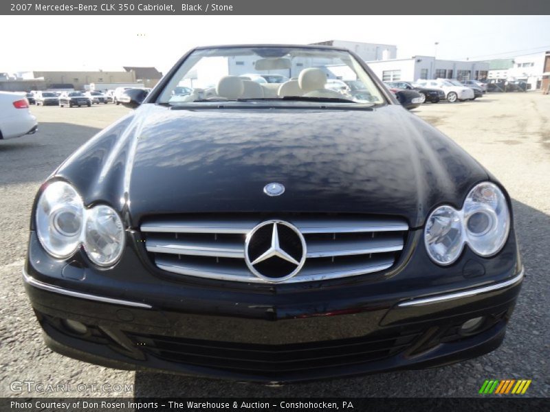 Black / Stone 2007 Mercedes-Benz CLK 350 Cabriolet