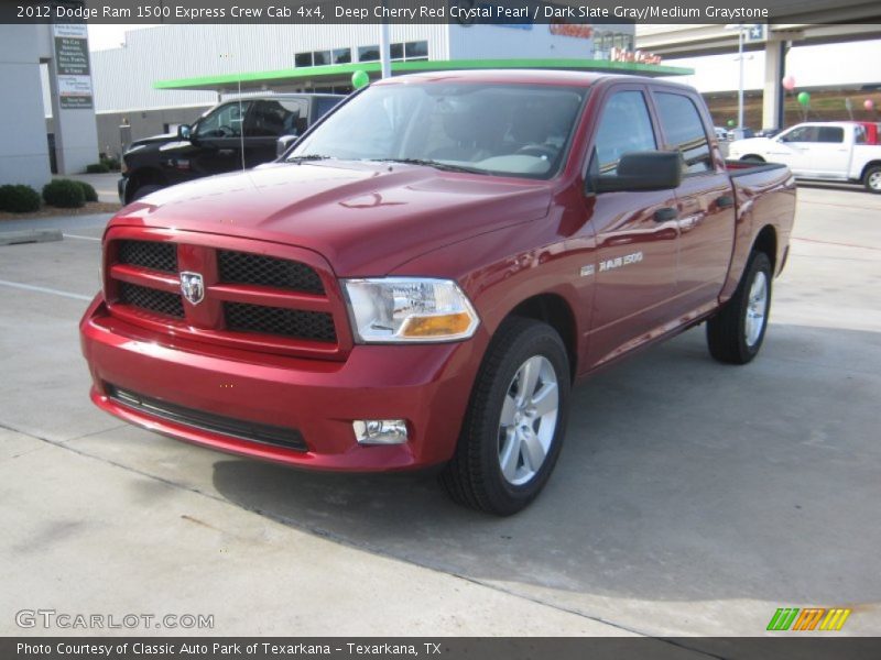 Deep Cherry Red Crystal Pearl / Dark Slate Gray/Medium Graystone 2012 Dodge Ram 1500 Express Crew Cab 4x4
