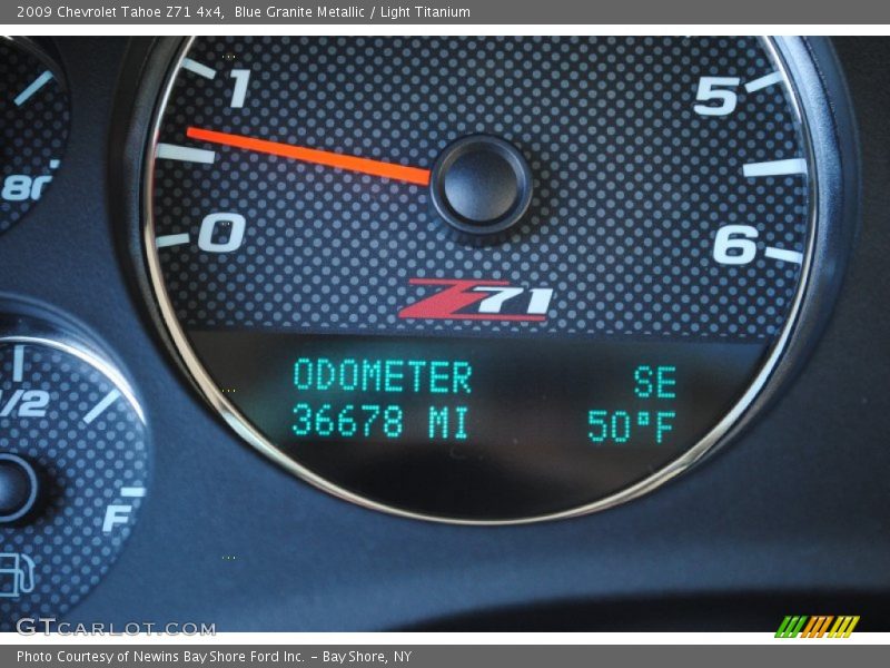 Blue Granite Metallic / Light Titanium 2009 Chevrolet Tahoe Z71 4x4
