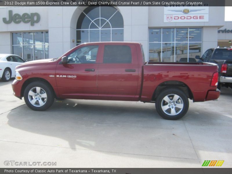 Deep Cherry Red Crystal Pearl / Dark Slate Gray/Medium Graystone 2012 Dodge Ram 1500 Express Crew Cab 4x4