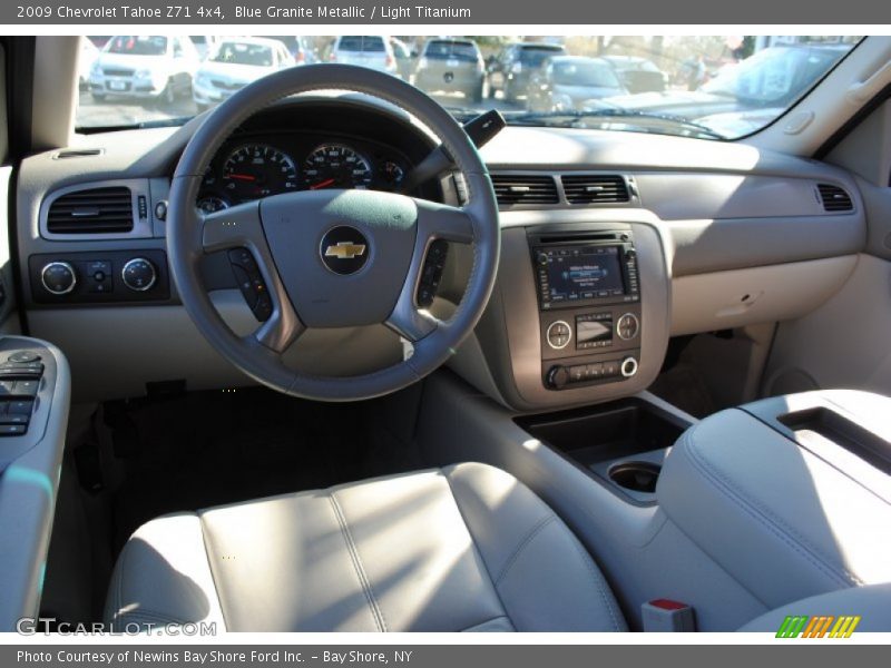 Blue Granite Metallic / Light Titanium 2009 Chevrolet Tahoe Z71 4x4