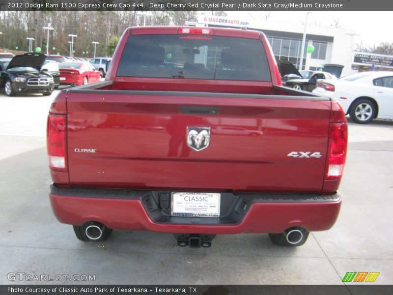 Deep Cherry Red Crystal Pearl / Dark Slate Gray/Medium Graystone 2012 Dodge Ram 1500 Express Crew Cab 4x4