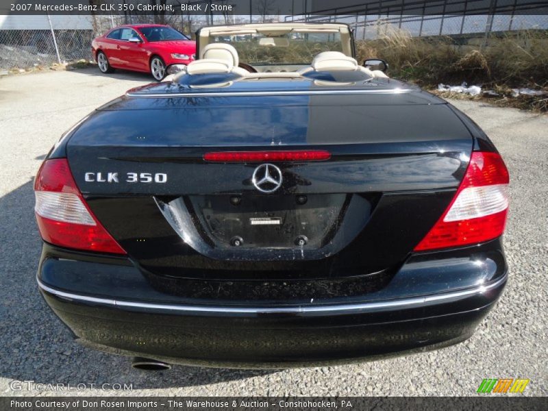 Black / Stone 2007 Mercedes-Benz CLK 350 Cabriolet