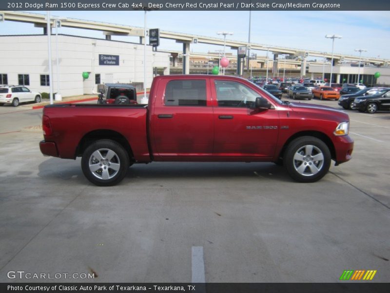 Deep Cherry Red Crystal Pearl / Dark Slate Gray/Medium Graystone 2012 Dodge Ram 1500 Express Crew Cab 4x4