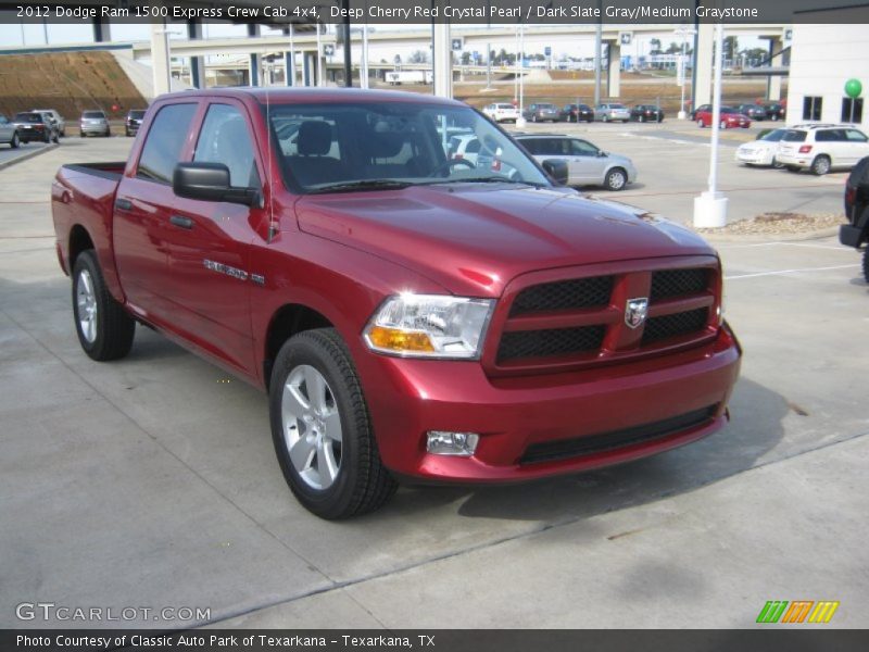 Deep Cherry Red Crystal Pearl / Dark Slate Gray/Medium Graystone 2012 Dodge Ram 1500 Express Crew Cab 4x4