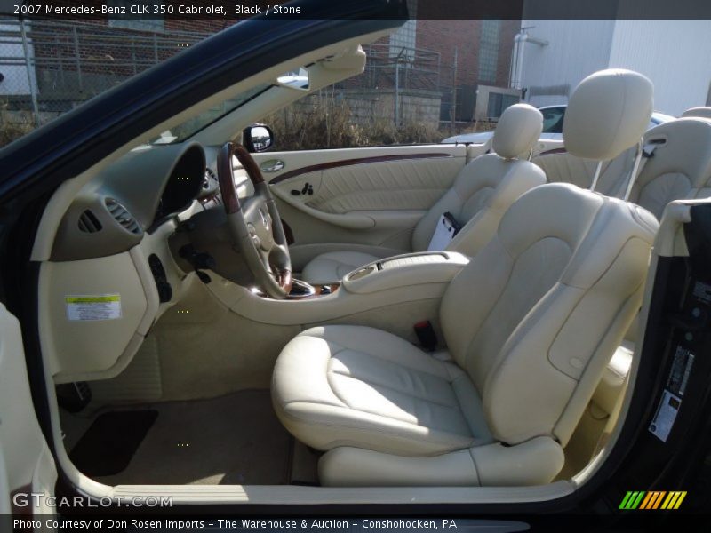 Black / Stone 2007 Mercedes-Benz CLK 350 Cabriolet