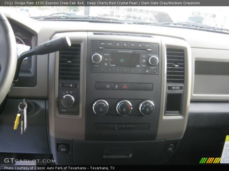 Deep Cherry Red Crystal Pearl / Dark Slate Gray/Medium Graystone 2012 Dodge Ram 1500 Express Crew Cab 4x4