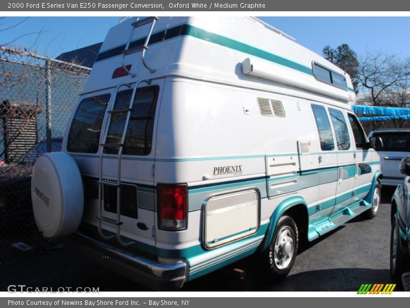 Oxford White / Medium Graphite 2000 Ford E Series Van E250 Passenger Conversion