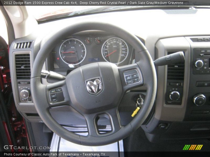 Deep Cherry Red Crystal Pearl / Dark Slate Gray/Medium Graystone 2012 Dodge Ram 1500 Express Crew Cab 4x4