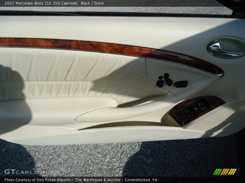 Black / Stone 2007 Mercedes-Benz CLK 350 Cabriolet