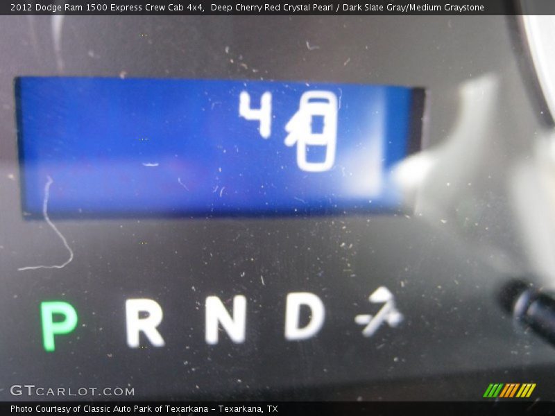 Deep Cherry Red Crystal Pearl / Dark Slate Gray/Medium Graystone 2012 Dodge Ram 1500 Express Crew Cab 4x4