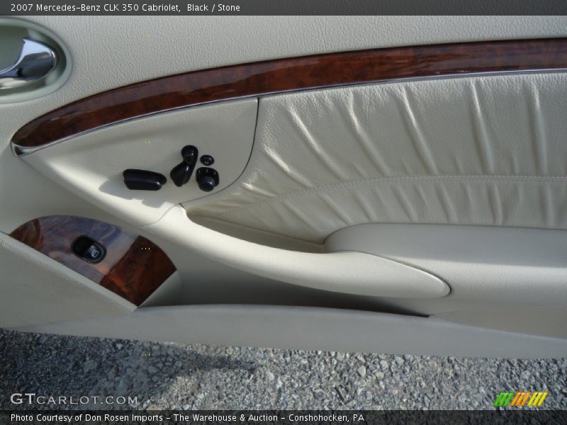 Black / Stone 2007 Mercedes-Benz CLK 350 Cabriolet