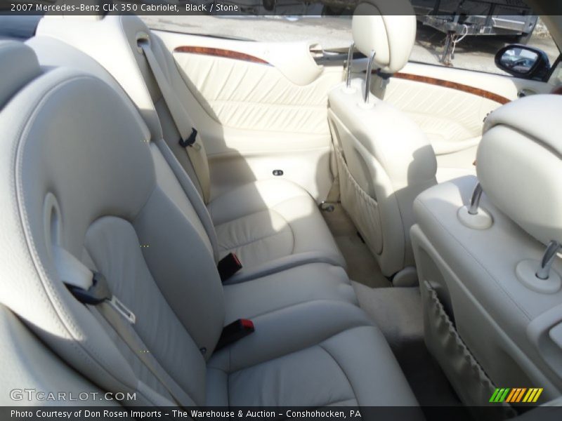 Black / Stone 2007 Mercedes-Benz CLK 350 Cabriolet