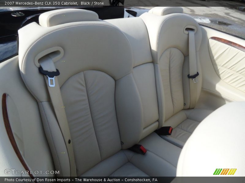 Black / Stone 2007 Mercedes-Benz CLK 350 Cabriolet
