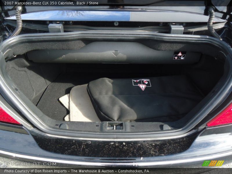Black / Stone 2007 Mercedes-Benz CLK 350 Cabriolet