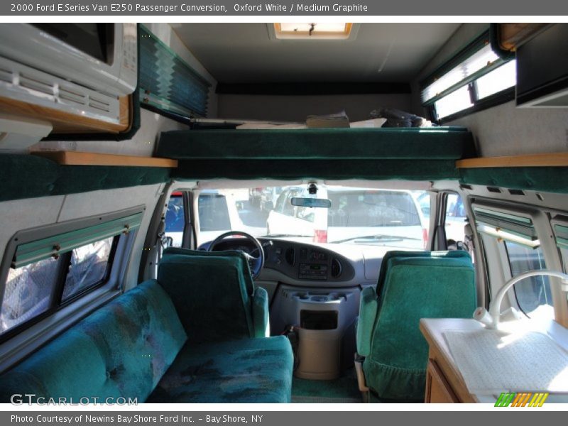 Oxford White / Medium Graphite 2000 Ford E Series Van E250 Passenger Conversion