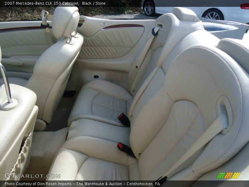 Black / Stone 2007 Mercedes-Benz CLK 350 Cabriolet