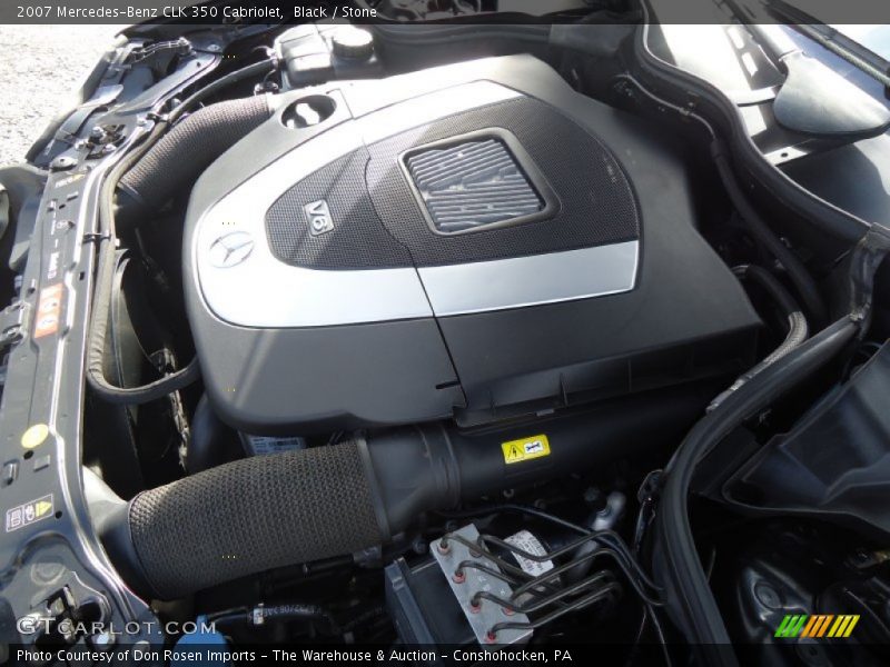 Black / Stone 2007 Mercedes-Benz CLK 350 Cabriolet