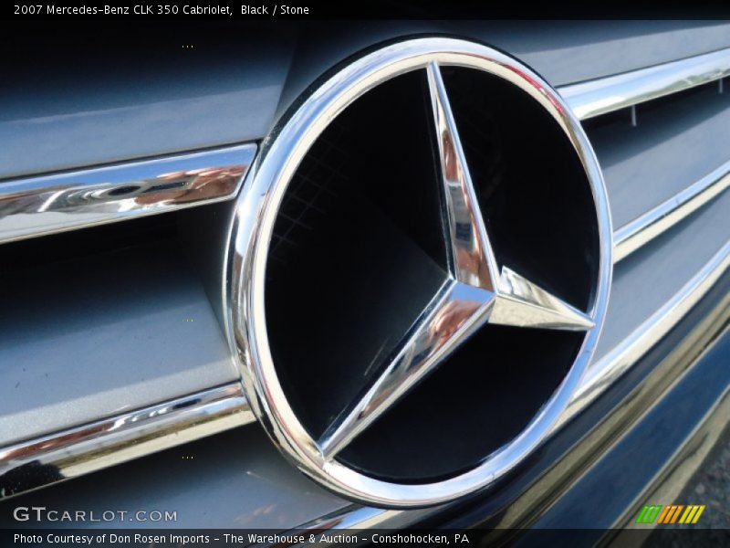 Black / Stone 2007 Mercedes-Benz CLK 350 Cabriolet