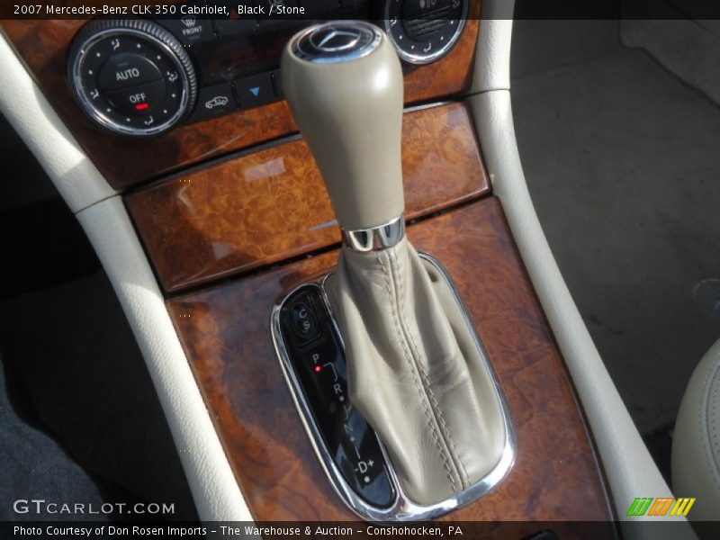 Black / Stone 2007 Mercedes-Benz CLK 350 Cabriolet