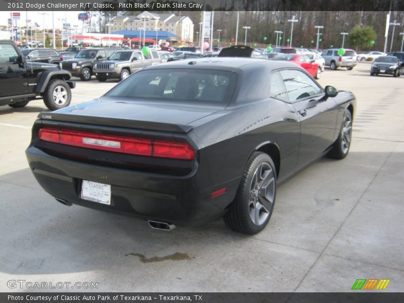 Pitch Black / Dark Slate Gray 2012 Dodge Challenger R/T Classic