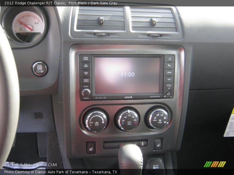 Pitch Black / Dark Slate Gray 2012 Dodge Challenger R/T Classic