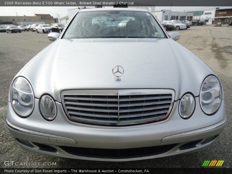 Brilliant Silver Metallic / Charcoal 2006 Mercedes-Benz E 500 4Matic Sedan