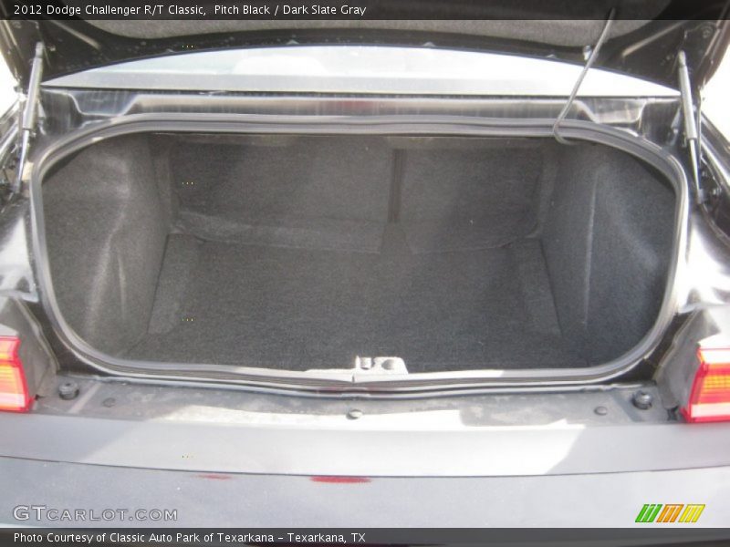 Pitch Black / Dark Slate Gray 2012 Dodge Challenger R/T Classic
