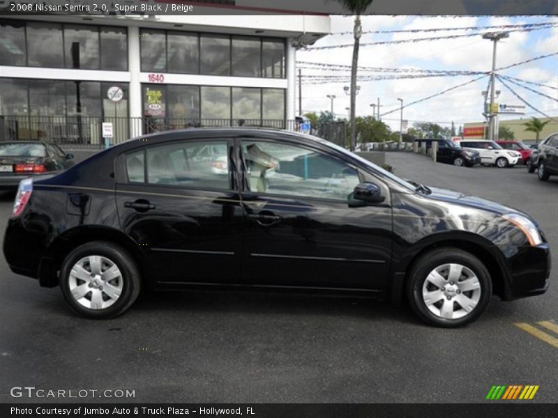 Super Black / Beige 2008 Nissan Sentra 2.0