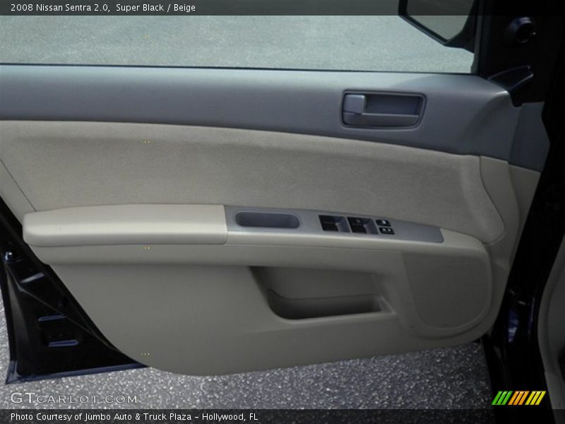 Super Black / Beige 2008 Nissan Sentra 2.0