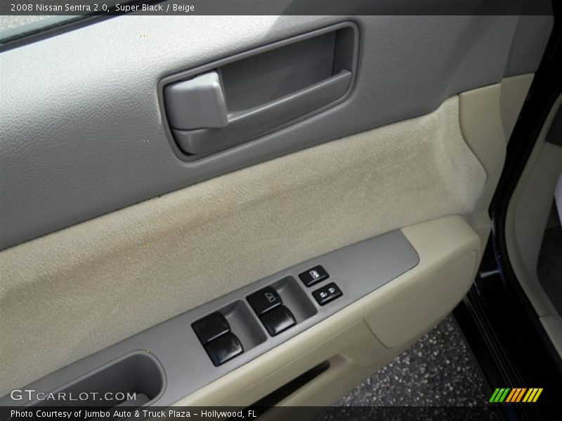 Super Black / Beige 2008 Nissan Sentra 2.0