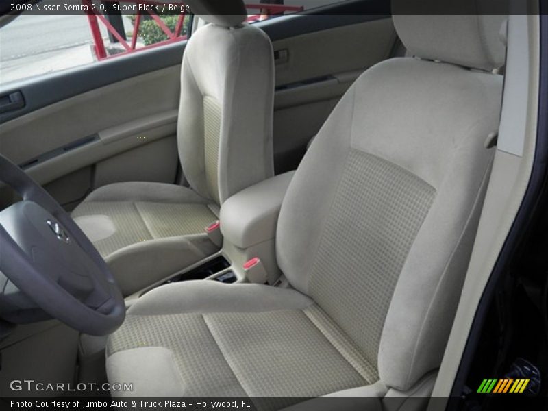 Super Black / Beige 2008 Nissan Sentra 2.0