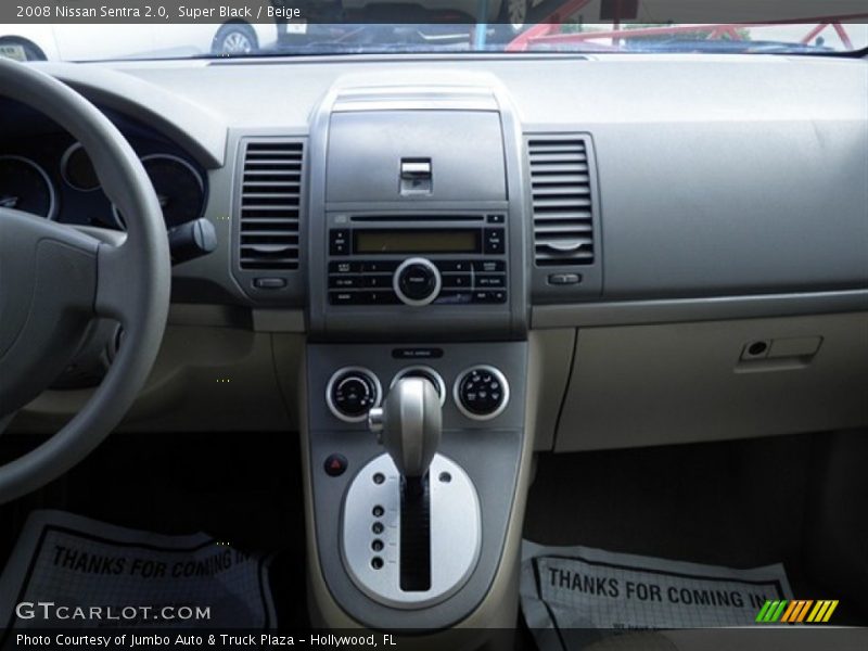 Super Black / Beige 2008 Nissan Sentra 2.0