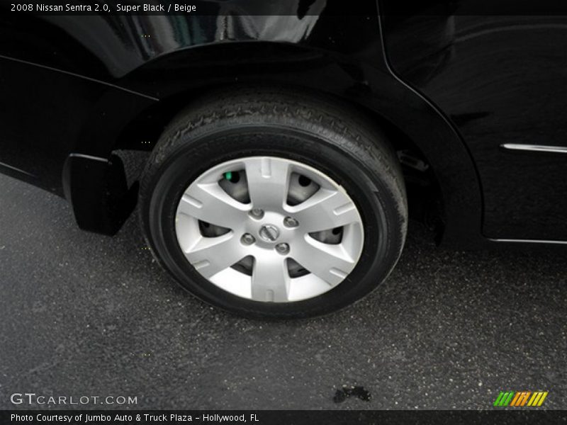Super Black / Beige 2008 Nissan Sentra 2.0