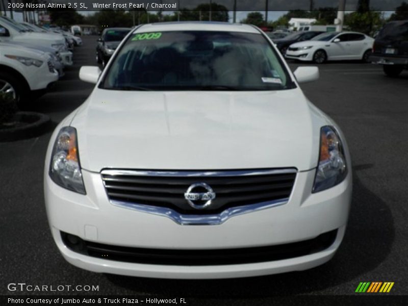 Winter Frost Pearl / Charcoal 2009 Nissan Altima 2.5 SL