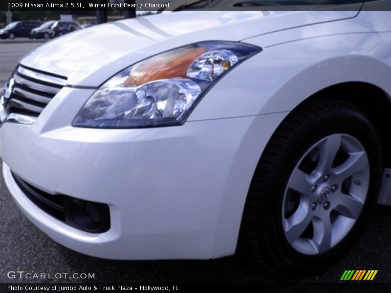 Winter Frost Pearl / Charcoal 2009 Nissan Altima 2.5 SL