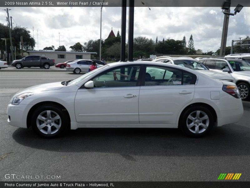 Winter Frost Pearl / Charcoal 2009 Nissan Altima 2.5 SL