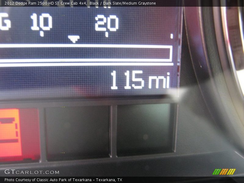 Black / Dark Slate/Medium Graystone 2012 Dodge Ram 2500 HD ST Crew Cab 4x4