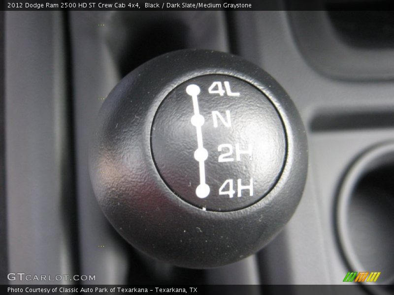 Black / Dark Slate/Medium Graystone 2012 Dodge Ram 2500 HD ST Crew Cab 4x4