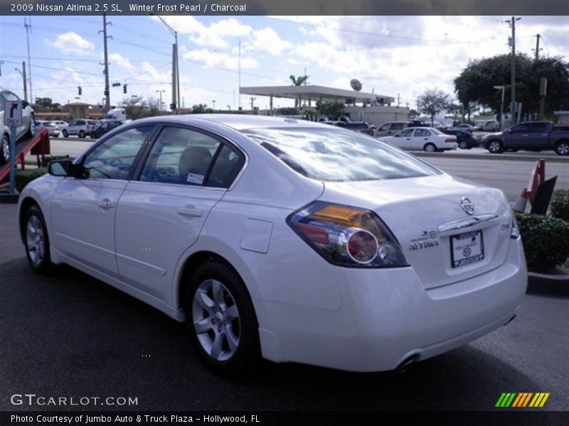 Winter Frost Pearl / Charcoal 2009 Nissan Altima 2.5 SL
