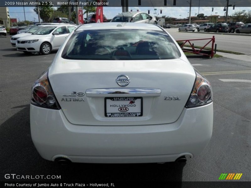Winter Frost Pearl / Charcoal 2009 Nissan Altima 2.5 SL