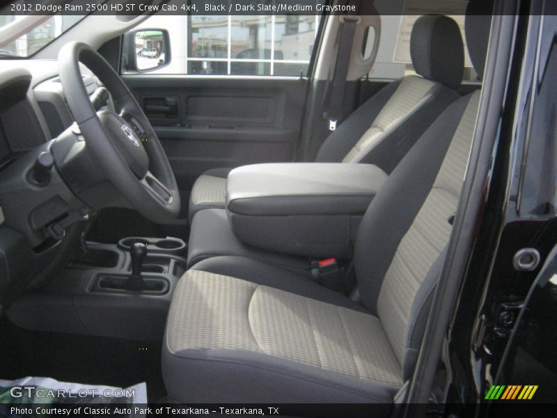 Black / Dark Slate/Medium Graystone 2012 Dodge Ram 2500 HD ST Crew Cab 4x4