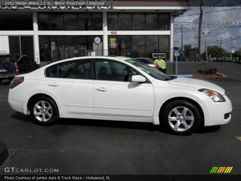 Winter Frost Pearl / Charcoal 2009 Nissan Altima 2.5 SL
