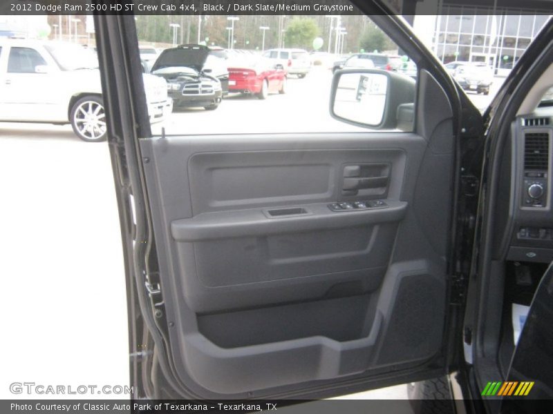 Black / Dark Slate/Medium Graystone 2012 Dodge Ram 2500 HD ST Crew Cab 4x4
