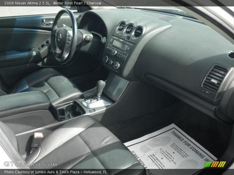 Winter Frost Pearl / Charcoal 2009 Nissan Altima 2.5 SL