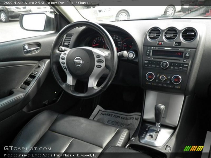 Winter Frost Pearl / Charcoal 2009 Nissan Altima 2.5 SL